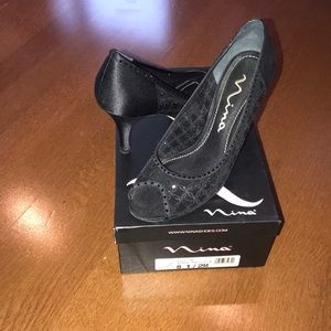 Nina black womens dress shoes size 8.5